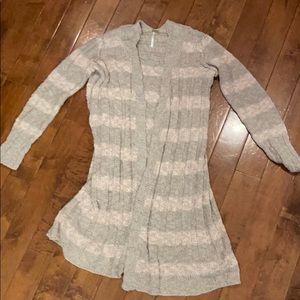 FREE PEOPLE open front long cardigan